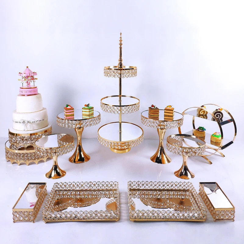 Набор подставок для торта из кованого железа 6-8 шт.