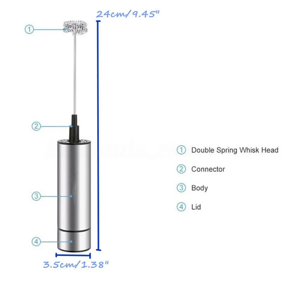 Электрический миксер для сбалтывания молочного напитка/ кофе взбиватель яиц