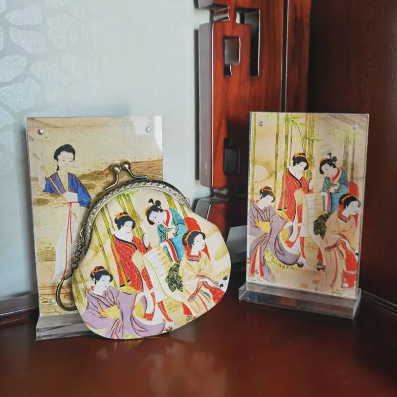 

Viaphil 100% Cotton Fabric Brand New Traditional Lady Figure Drawing Printed Sewing Cloth Dress Clothing Textile Tissue