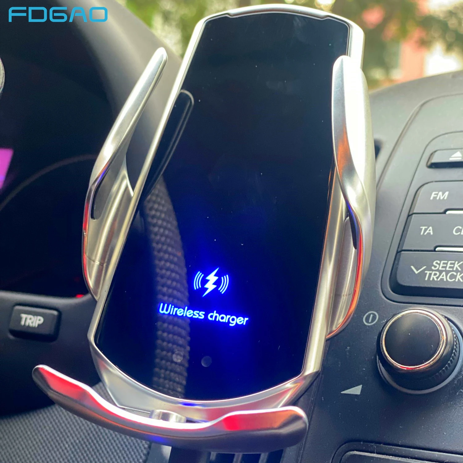 

30 Вт автомобильное беспроводное зарядное устройство магнитный USB Автоматический держатель для телефона для iPhone Samsung Xiaomi инфракрасная Индук...