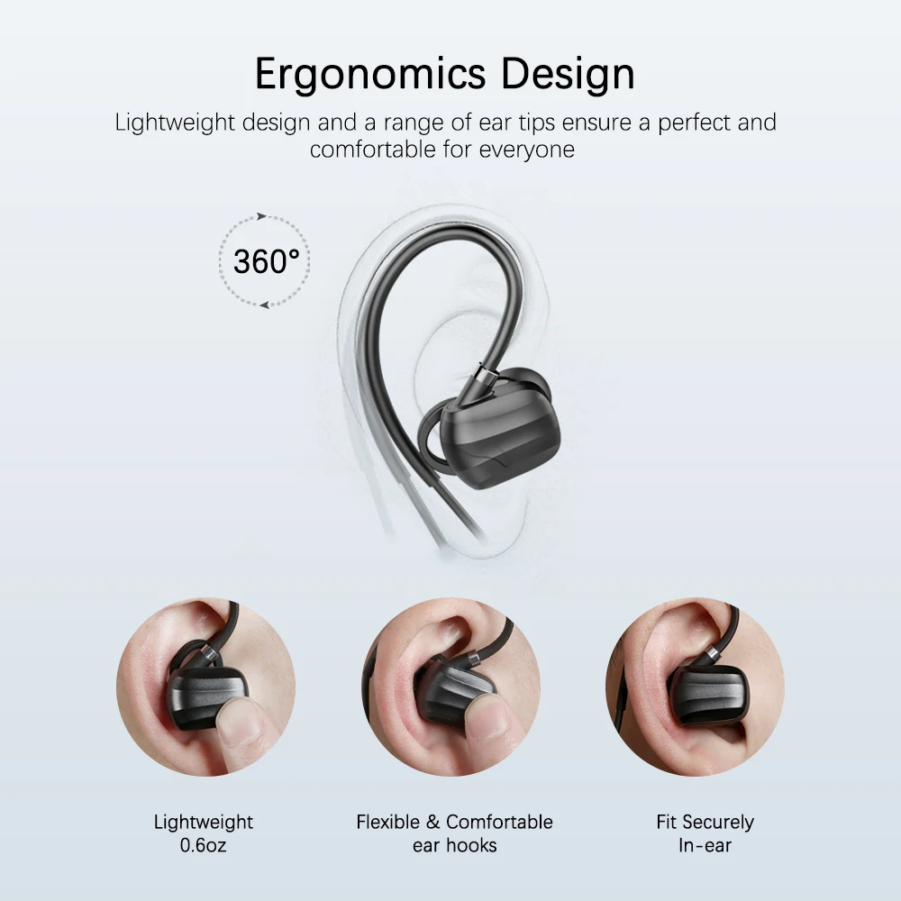 GGMM W710, bluetooth-наушники с защитой от пота, беспроводные наушники, уличные спортивные наушники с микрофоном, стерео наушники, гарнитура для бега