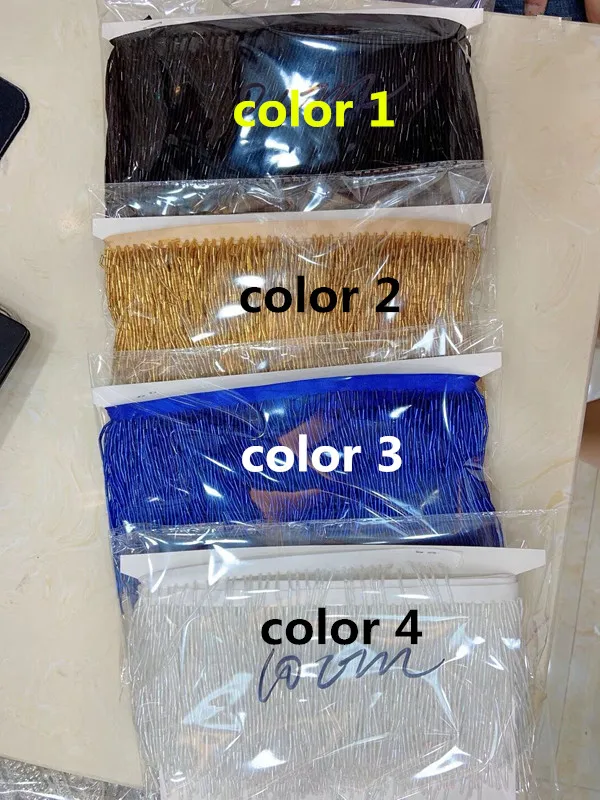 

5 ярдов/мешок 10 см ширина с бахромой и с бусинами с супер качеством S-9622 для модных платьев