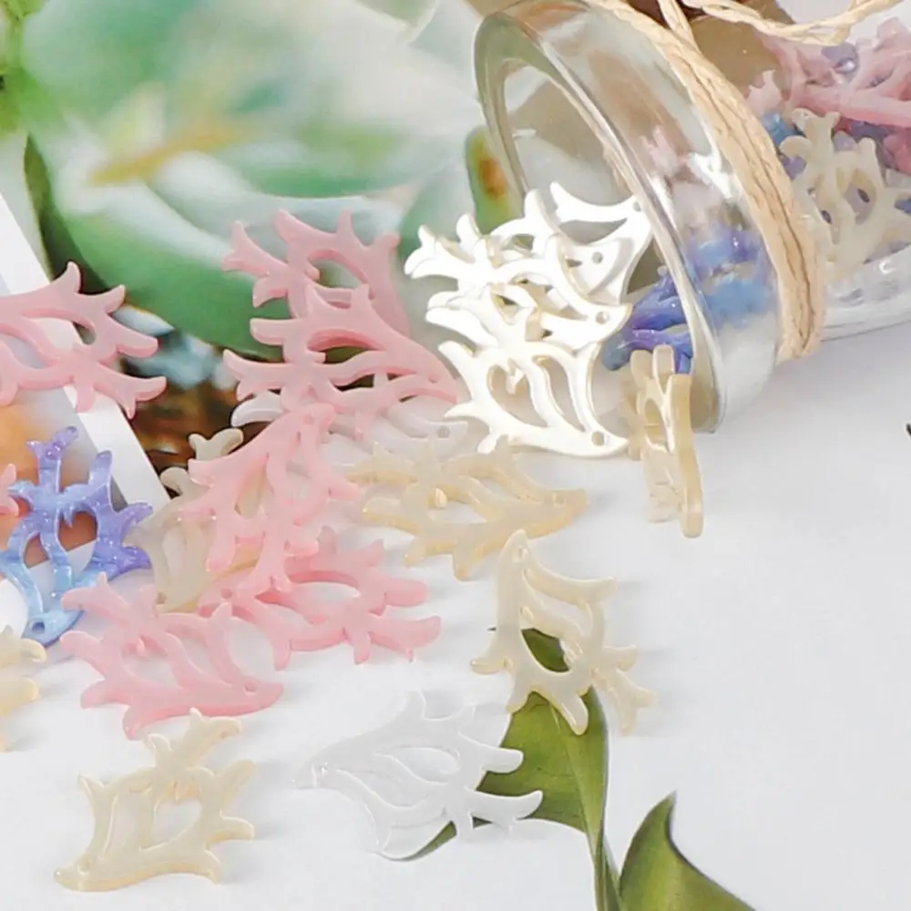 12 шт. красивые уксусная кислота доска рога с одним отверстием бисера для