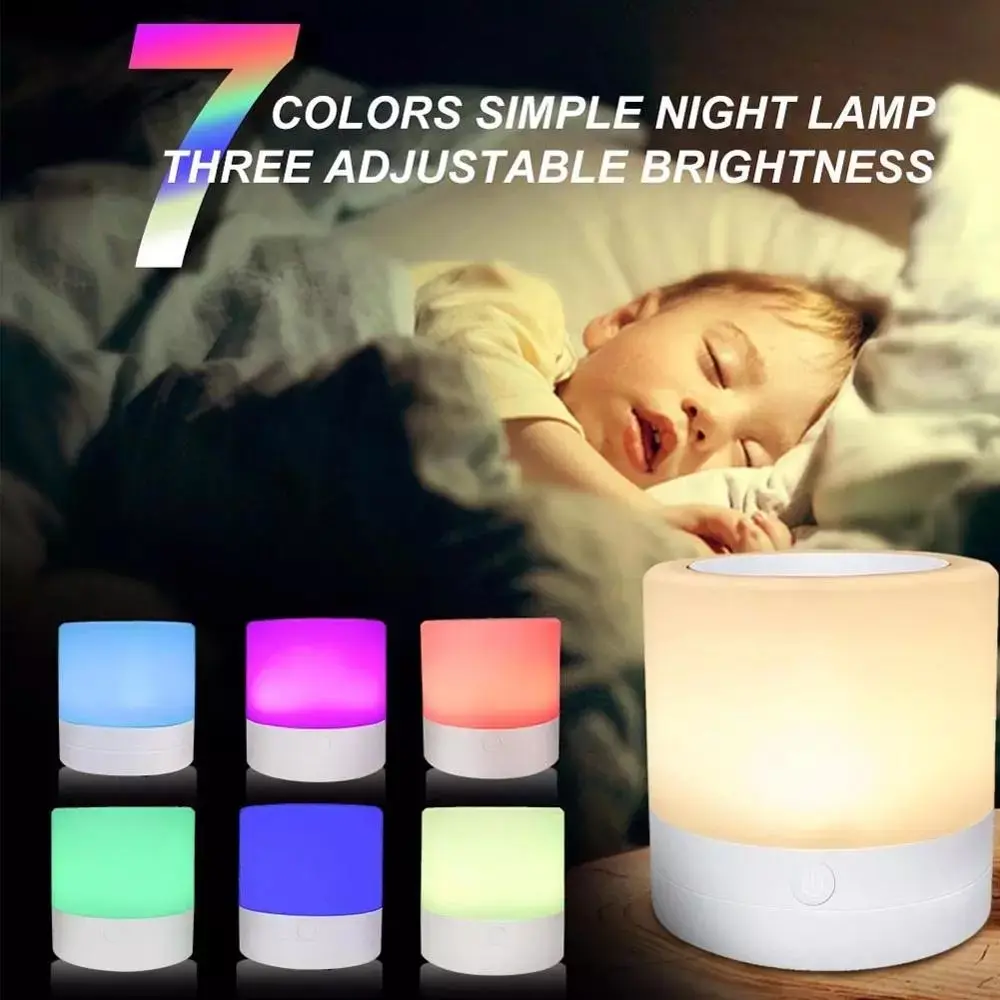 Взрывчатый настольный ночник RGB с сенсорным управлением настольная лампа