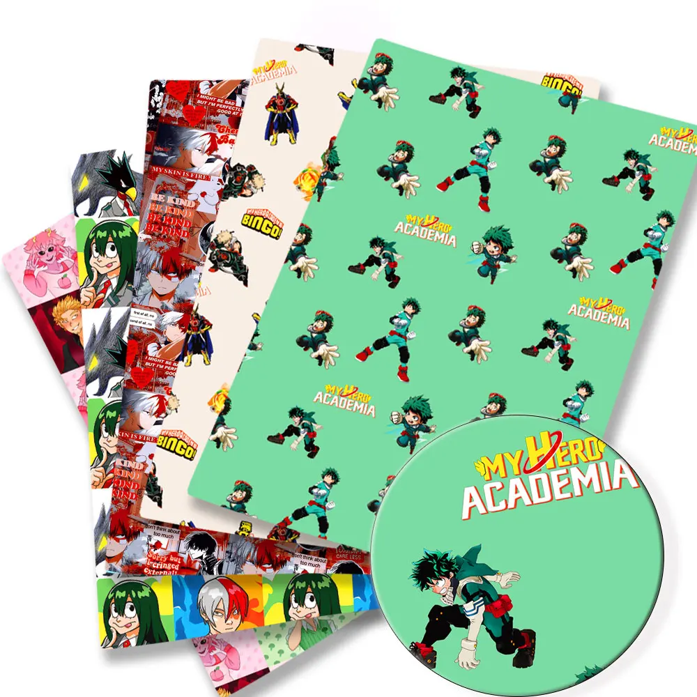 Ткань моя геройская академия сделай сам 140*50 см ручная работа шитье лоскутное