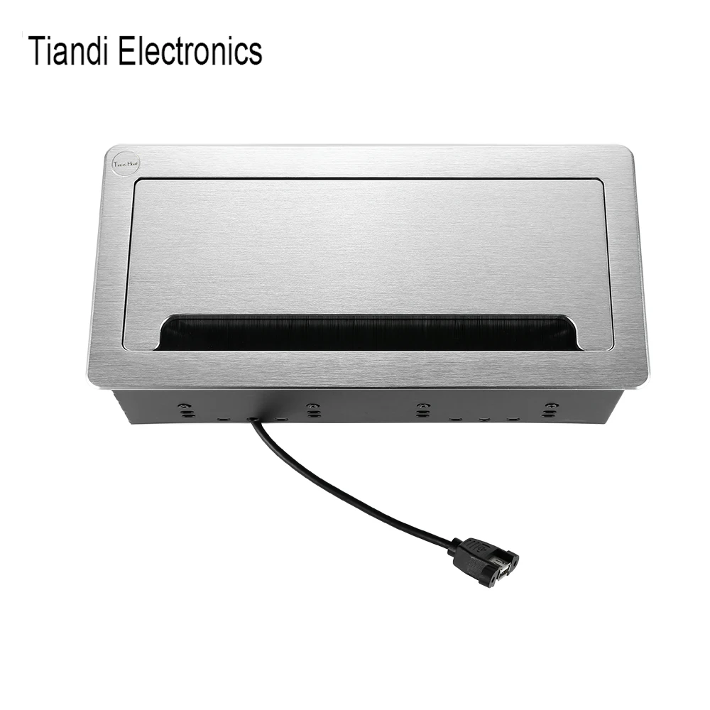 Мультимедийная офисная раскладная настольная розетка с кисточкой универсальное