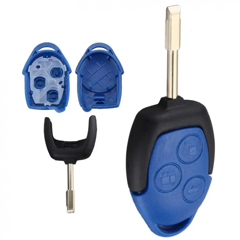 3 кнопки Автомобильный Брелок чехол оболочка Замена дистанционного управления