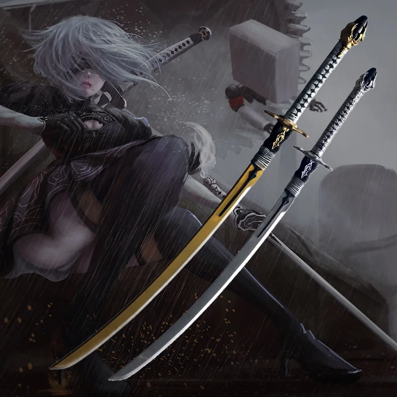 Neil Machine возраст 2b Miss 9s меч белый контрактный нож большой Косплей Реквизит Pu мачете