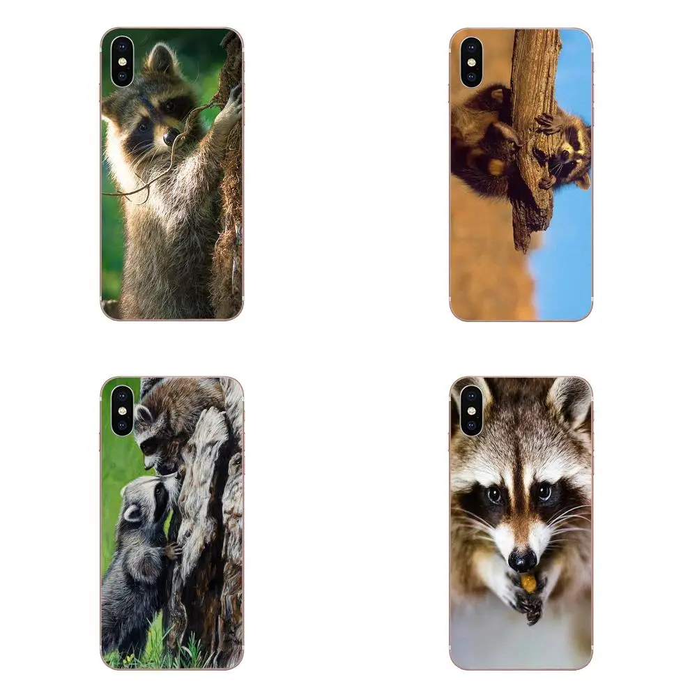 Детские с рисунком енота еноты резиновый для сотового чехол телефона Xiao mi 3 4 4C 4i 5
