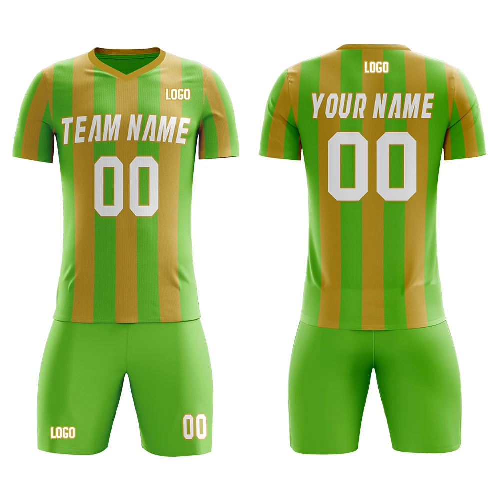 

Custom Men's Soccer Jersey and Shorts Design Your Own Soccer Outfits Full Sublimated Team Name/Number Uniform for Men/Lady/Child