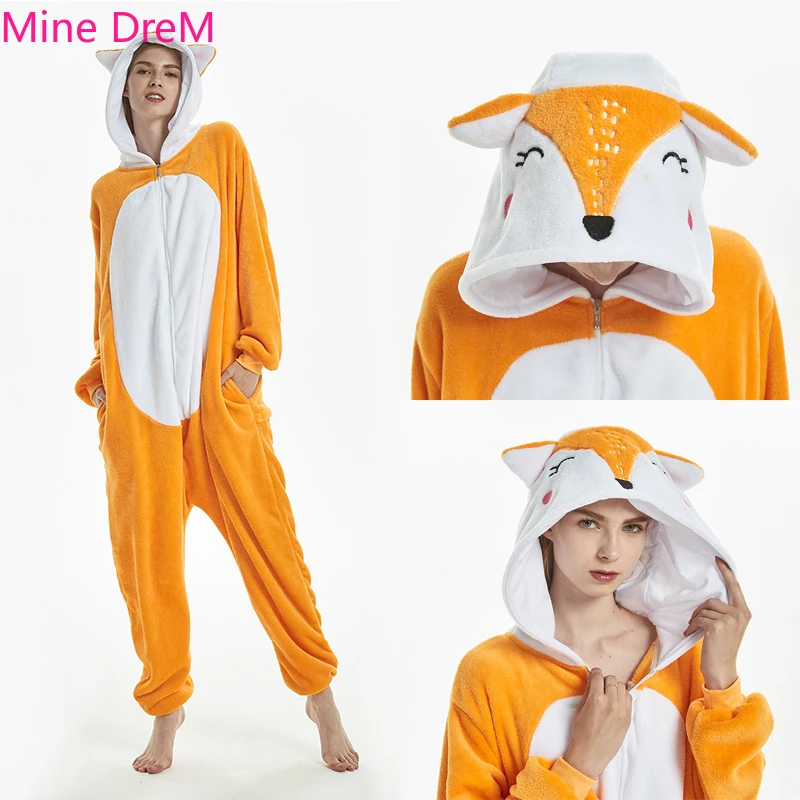 Пижама-кигуруми унисекс для взрослых пижама-кигуруми в виде панды собаки волка