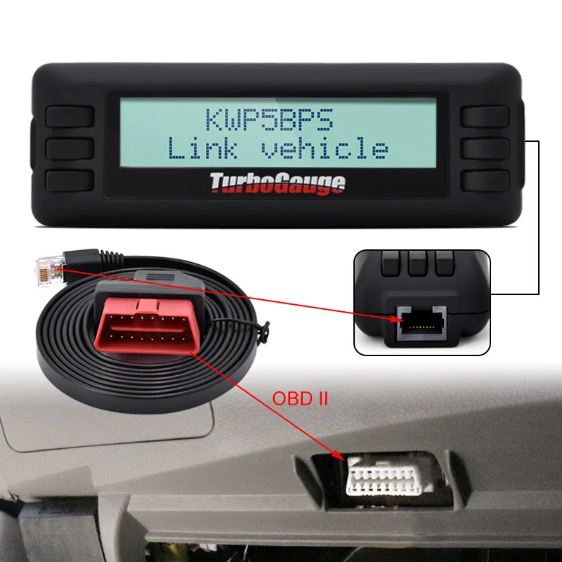 Turbogauge IV сверхкомпактный 4 в 1 автомобильный компьютер OBDII/EOBD Автомобильный