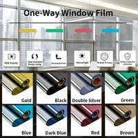 one way mirror window privacy film uv blocking heat control self adhesive reflective glass tint for home kitchen bathroom office