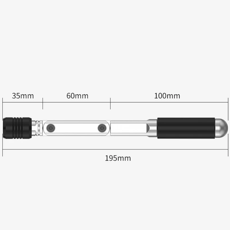 

Universal Variable Angle Hand Screwdriver Quick Change Screwdriver Set Compatible with 6.35mm Screwdriver Bits