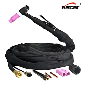 RSTAR WP17 TIG WELDER TORCH Air-Cooled Tig Welding Torchs 13 Feet Cable Connector: M161.5 Two-pin socket