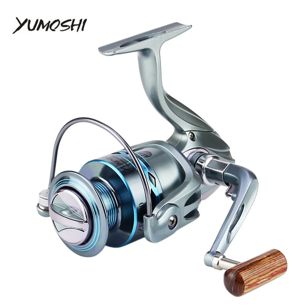 Спиннинговая Рыболовная катушка YUMOSHI ZF 12 1BB Передаточное отношение 5 5: 1
