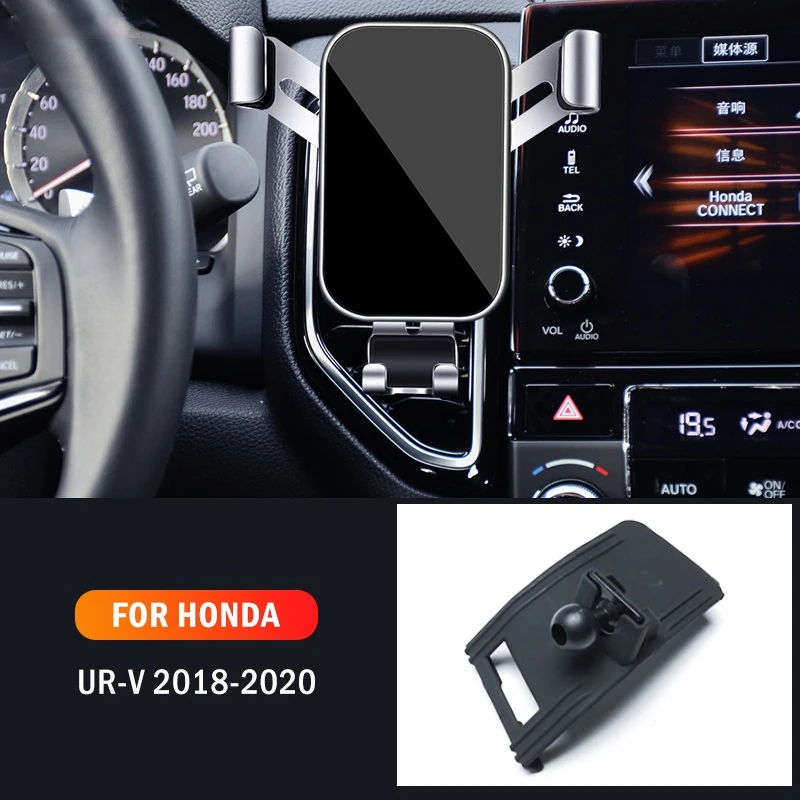 

Car Mobile Phone Holder Air Vent Mounts GPS Stand Gravity Navigation Bracket For Honda URV UR-V 2018 2019 2020 Car Accessories