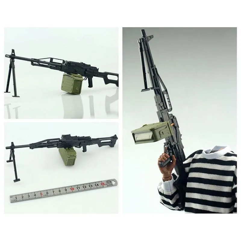 1:6 PKP автомат 4D пластиковая пистолет в сборе модель для 12 &quotСолдат экшн фигурки