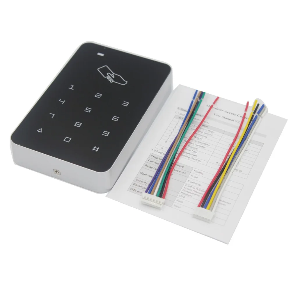 LUCKING дверь 125 кГц RFID цифровая клавиатура система контроля доступа дверной замок управление Лер RFID считыватель карт w/10 шт. TK4100 ключ