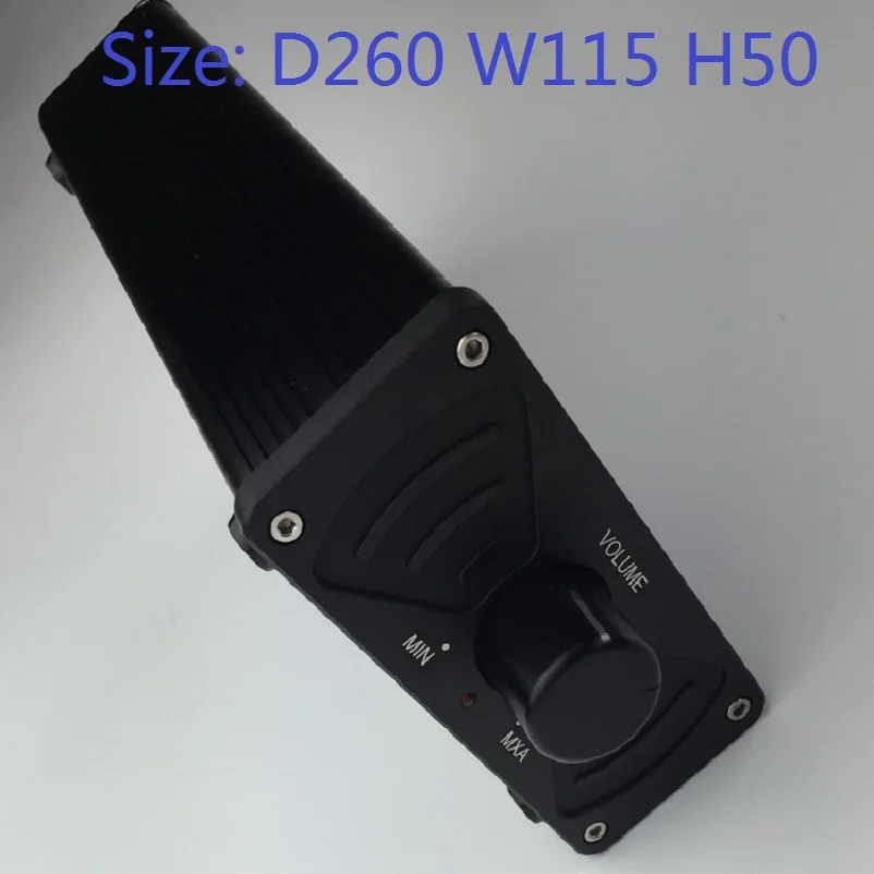 

D260 W115 H50 Mini Size Enclosure DAC Amplifier Case Aluminum Chassis Power Supply DIY Case For LM3886