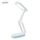 Светодиодная настольная лампа с сенсорным управлением, прикроватный светильник для чтения для детей, Портативная USB лампа для чтения с защитой глаз для детей