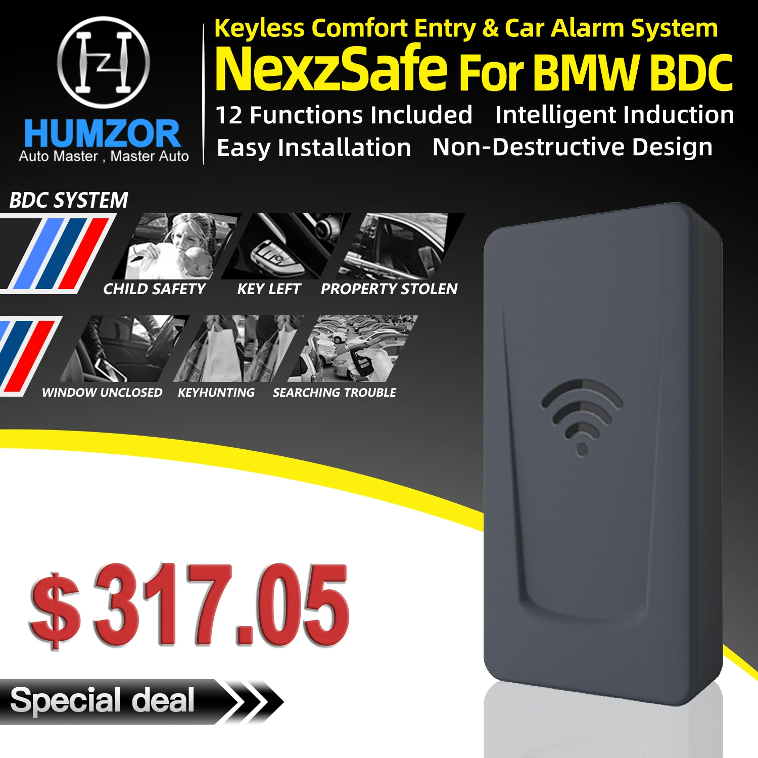 Nexzsafe автоматический бесключевой доступ комфорт доступа для BMW X1 X2 Mini 2/GT X5/X6/M i3.i8