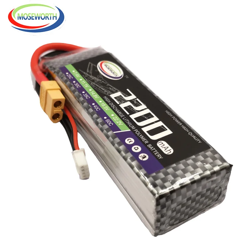 3S RC LiPo Батарея 11 1 V 2200 мА/ч 30C аэрокамера для дистанционно управляемого самолета
