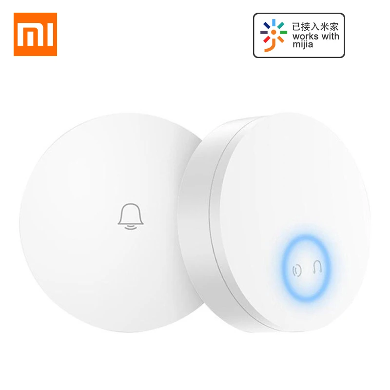 Беспроводной дверной звонок Xiaomi Mijia самообеспечивающийся энергией Wi Fi