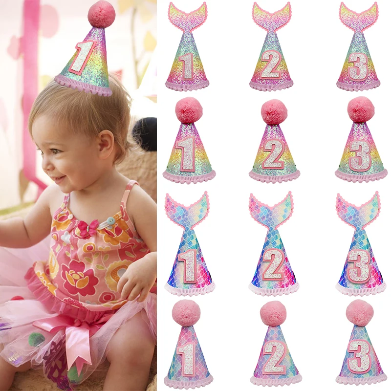 1pc Baby 1. Geburtstag König Krone Junge Mädchen Geburtstag Hüte Gold Silber Prinz Prinzessin Krone Für Kinder Erwachsene geburtstag Party Decor – Detail 3