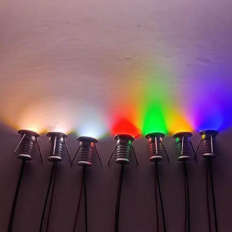 Светодиодный точечный светильник etrnLED 6 шт. RGB 12 В встроенный миниатюрный