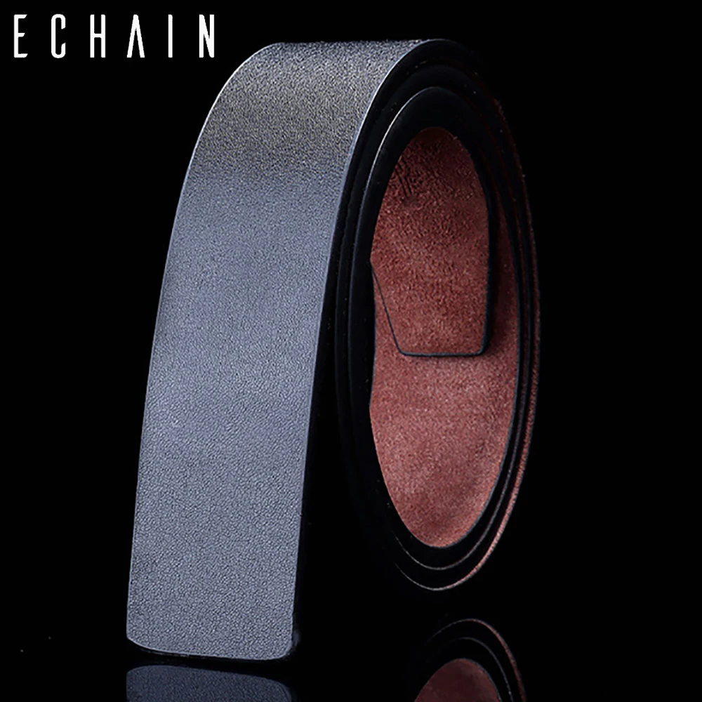 Ремень ECHAIN в винтажном стиле для мужчин и женщин дизайнерский пояс из