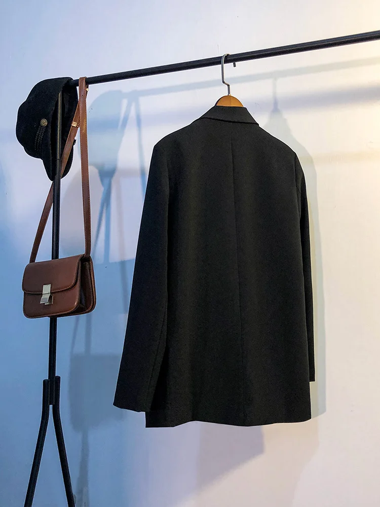 

2021 spring and autumn new black blazer for women