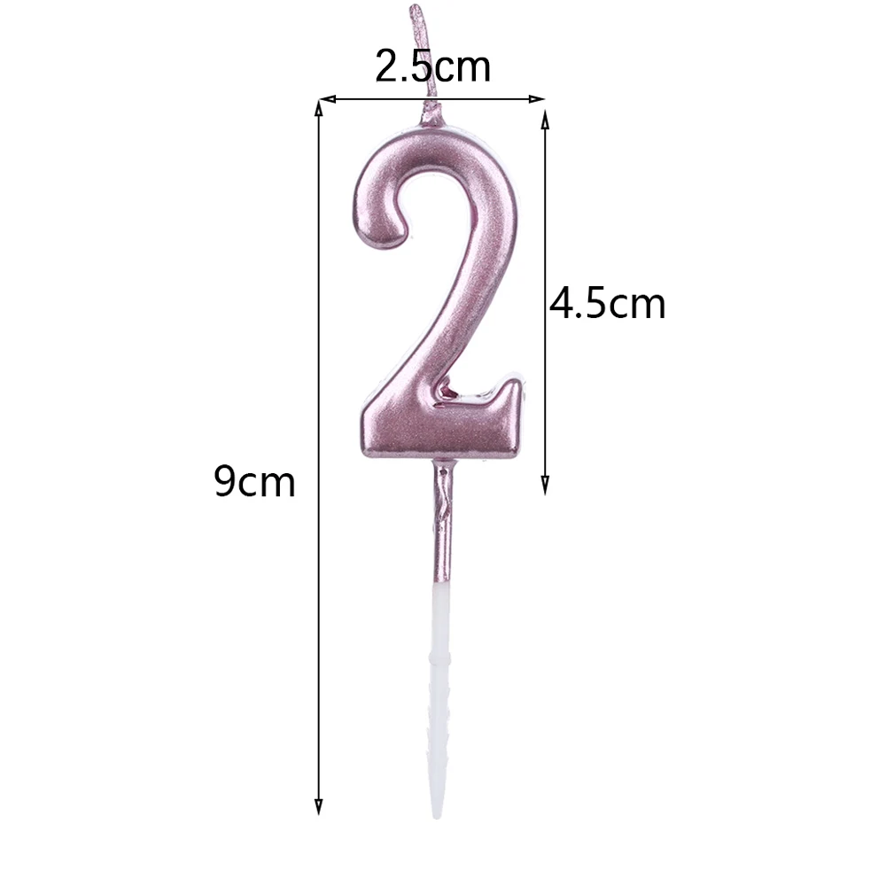 Блестящие свечи с номером 0 9 для торта украшения дня рождения товары вечерние 1