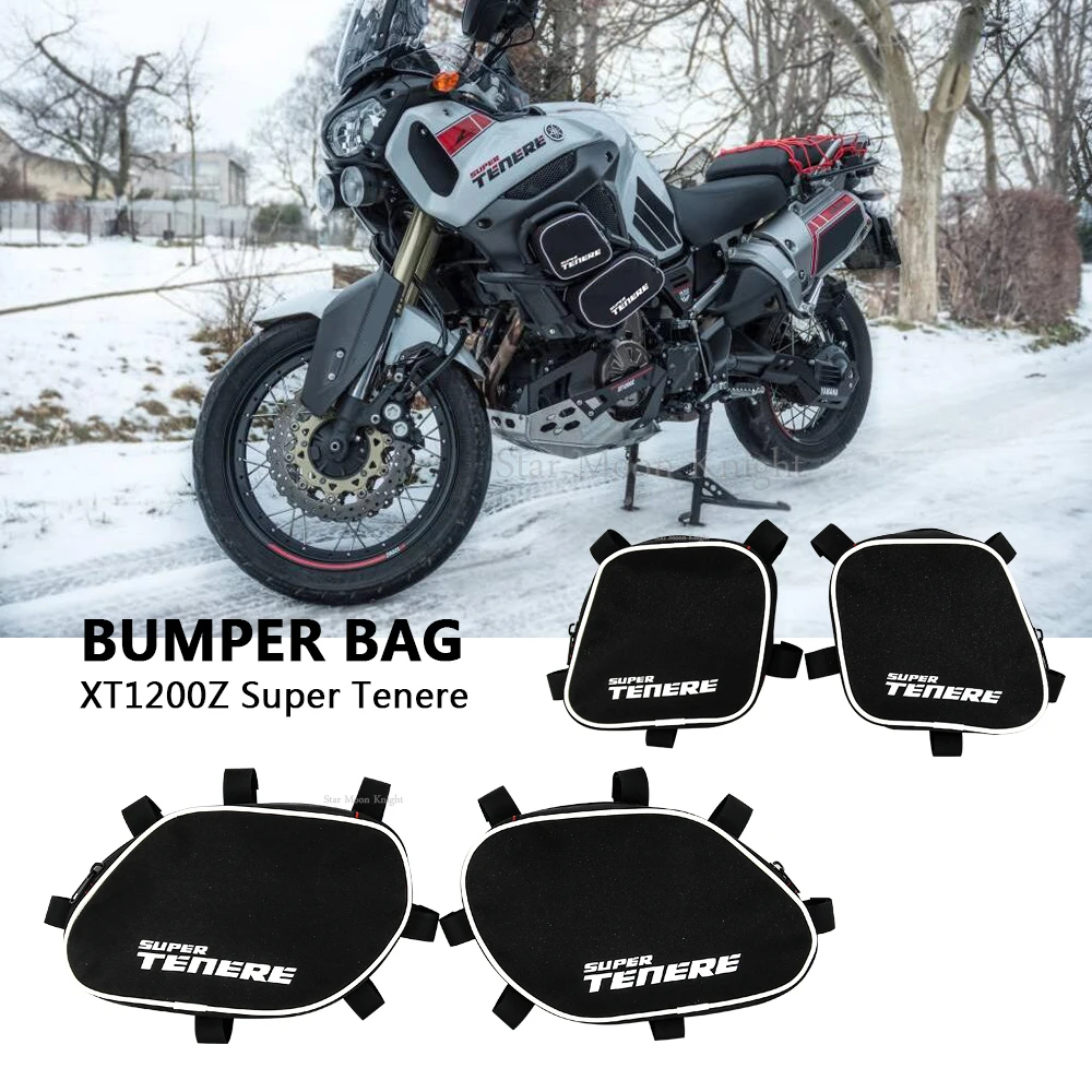 

Motorcycle Bumper Frame Bags Repair Tool Placement Waterproof Bag Package Toolbox For Yamaha XT1200Z XTZ1200 Super Tenere 2010-