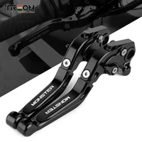 motorcycle cnc adjustable folding extendable brake clutch levers for ducati 796 monster 796monster 2011 2014 2013 2012 2011