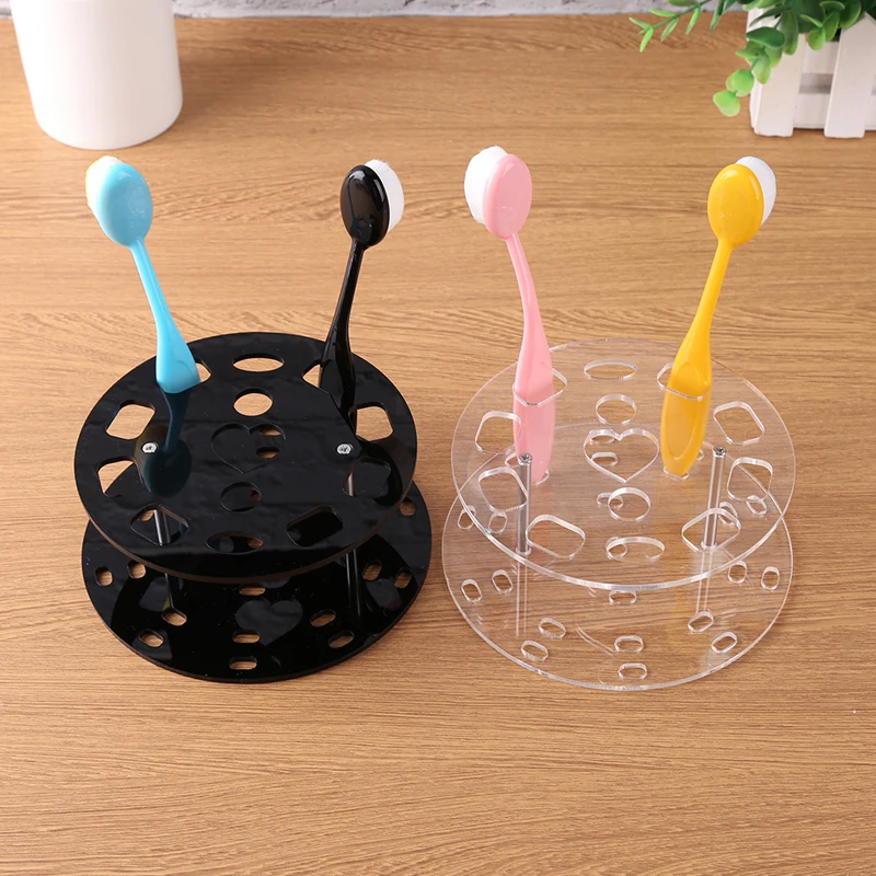 Держатель для смешивания кистей овальная стойка акриловая подставка идеально