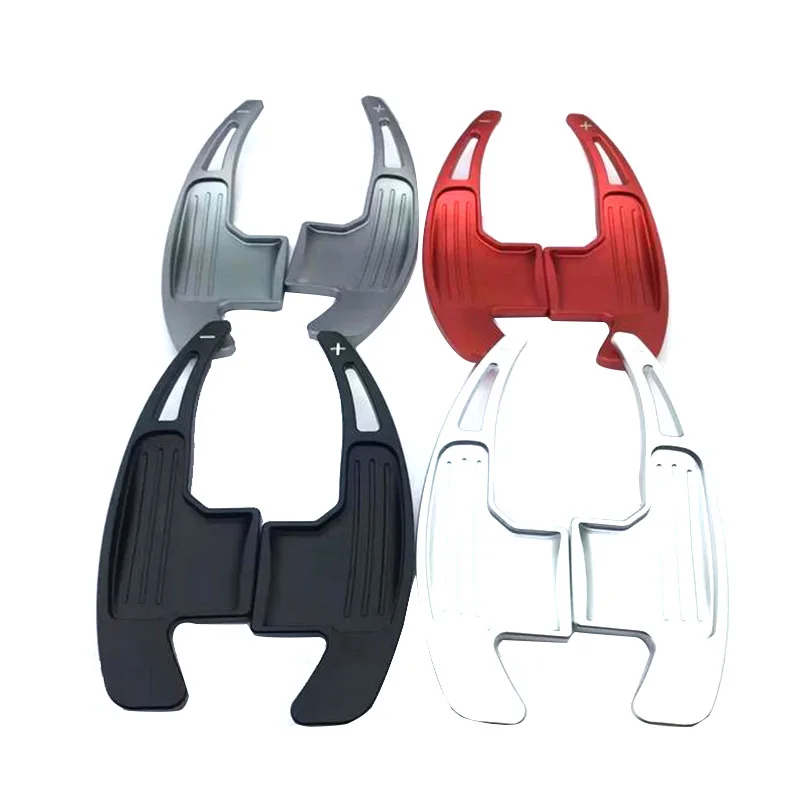 Silver Aluminum Shifter Paddle Extension Shift Paddles Sticker Decoration For Ford Mustang EcoBoost GT Shelby GT350 GT500 | Автомобили и