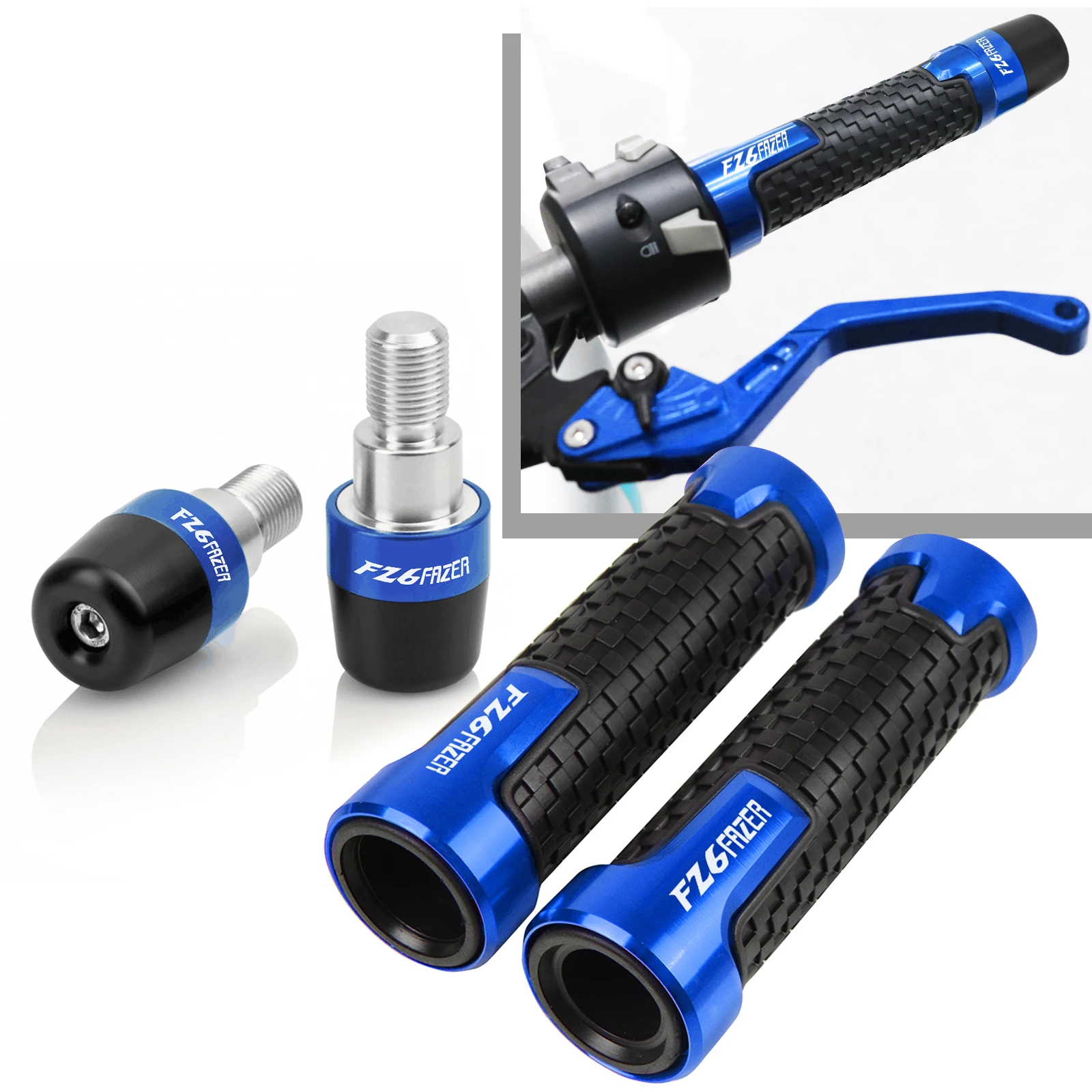 

Заглушки для Руля Мотоцикла, 22 мм, для Yamaha FZ6FAZER FZ 6 FZ6 Fazer 2004-2012 2007 2008 2009 2011 2012