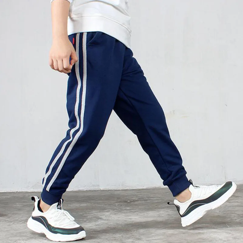Детские хлопковые спортивные штаны повседневные весенние для подростков