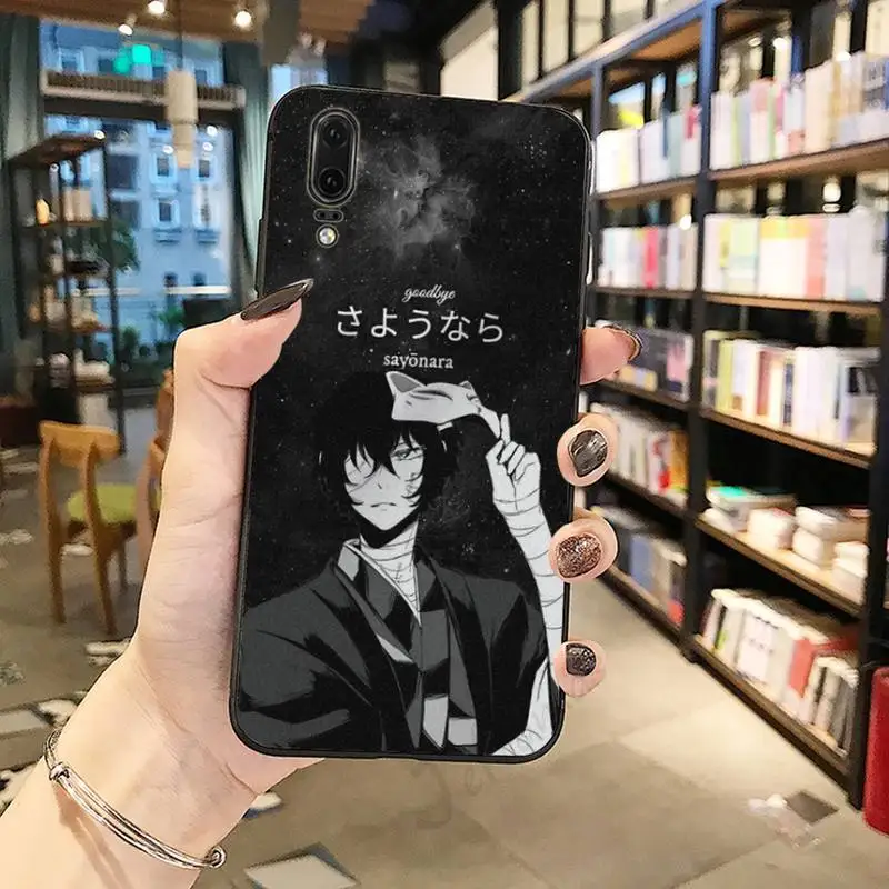 

Bungou Stray Dogs japanese anime Phone Case For Huawei honor Mate P 10 20 30 40 i 9 8 pro x Lite smart 2019 nova 5t