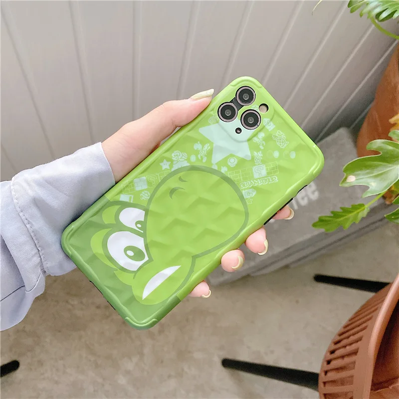 Super Mario Phone Case for IPhone 7 / 8 Plus X XS XR Max 11 12 Pro /Cute Cartoon Anti-fall Silicone | Дом и сад