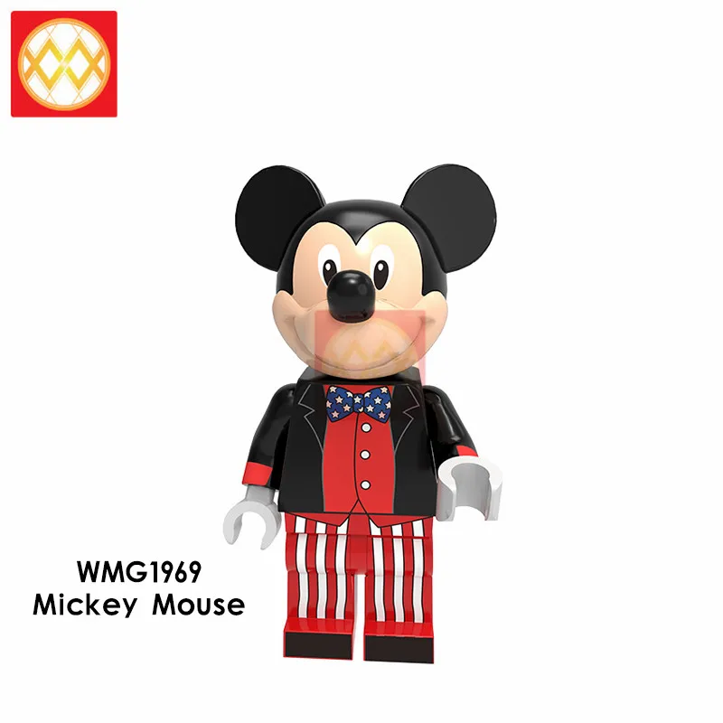 PG1969 MICKEY MOUSE Playmobil Охотники за привидениями оставайтесь Puft строительные блоки Стич, Микки Маус gremlins E.T Базз Лайтер История игрушек игрушки для детей - Цвет: PG1969 MICKEY MOUSE