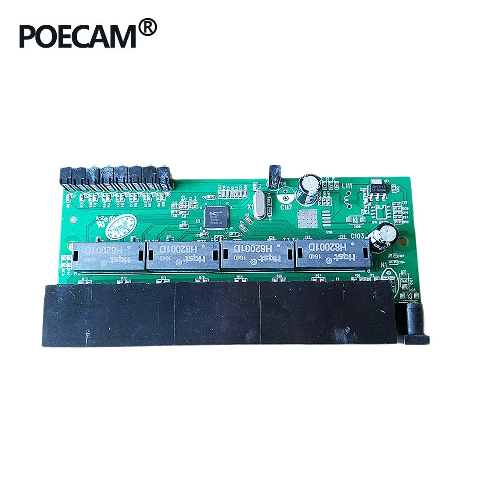 Модуль коммутатора Ethernet PCBA 8 шт. портов питания быстрый заводской производитель