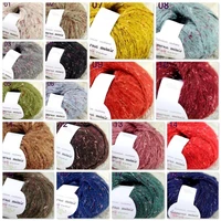 sale3skeinx50gr luxury fluffy soft new mohair shawls hand knit crochet yarn 825 3