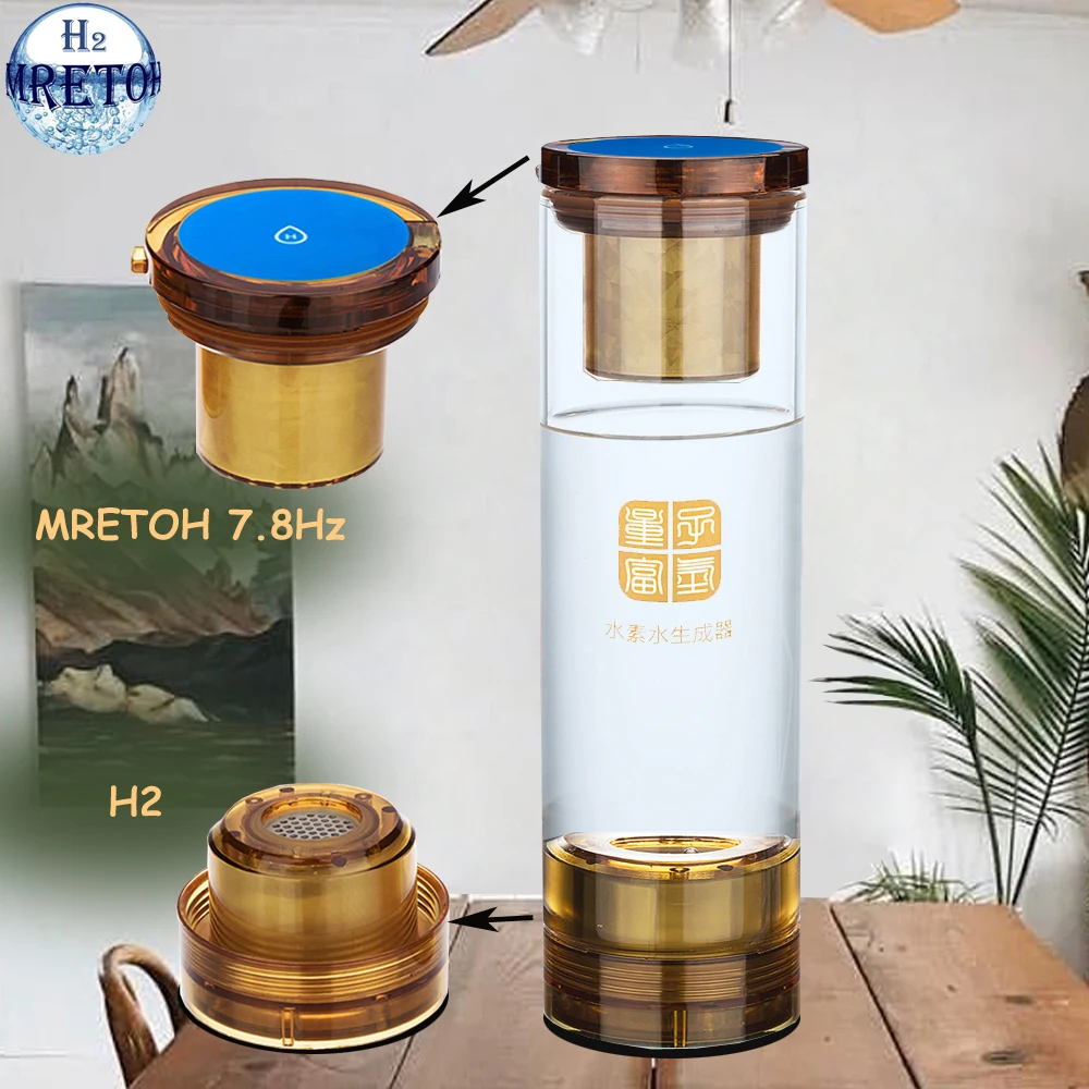 

Водородно-кислородный ионизатор, генератор ОВП, щелочной H2, бутылка для воды, Молекулярный резонанс, чашка для Герца, может снизить артериал...