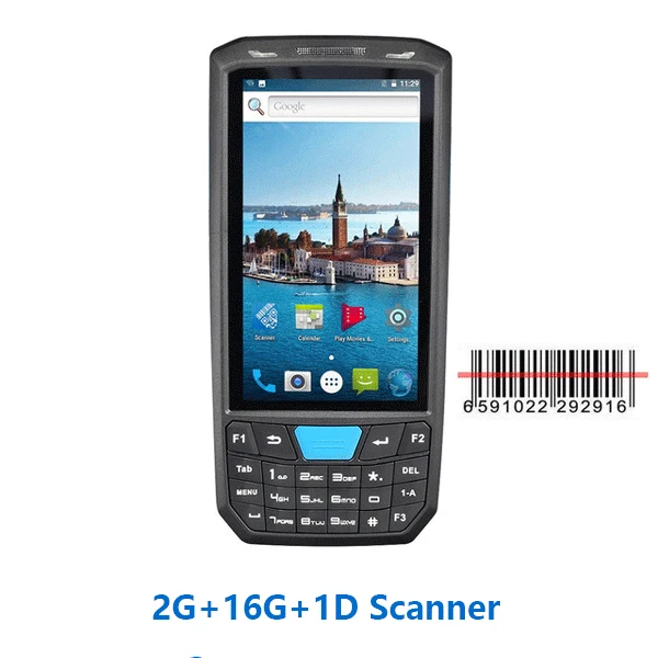1D IssyzonePOS портативный КПК Android 8,1 прочный pos-терминал 1D 2D сканер штрих-кода Wi-Fi 4G Bluetooth gps PDA считыватель штрих-кодов - Цвет: 1D