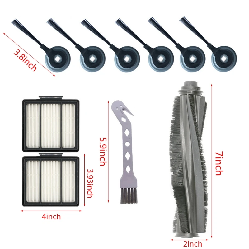

Replacement Parts for Shark ION Robot AV751 S87 R85 RV850, RV850WV Vacuum Cleaner Accessory Kit