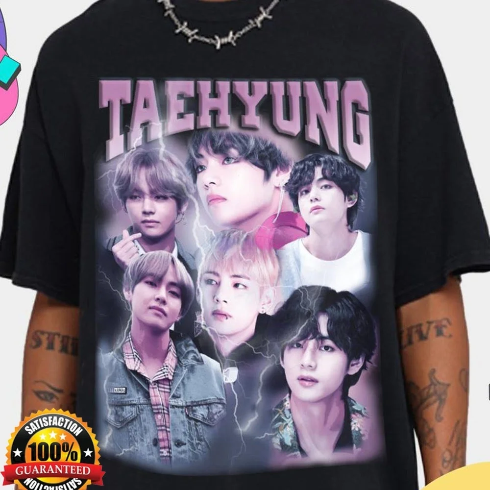 

V Kim Taehyung Achasan Grubby Boy Meme Short Sleeve T Shirt Long Tee AS399