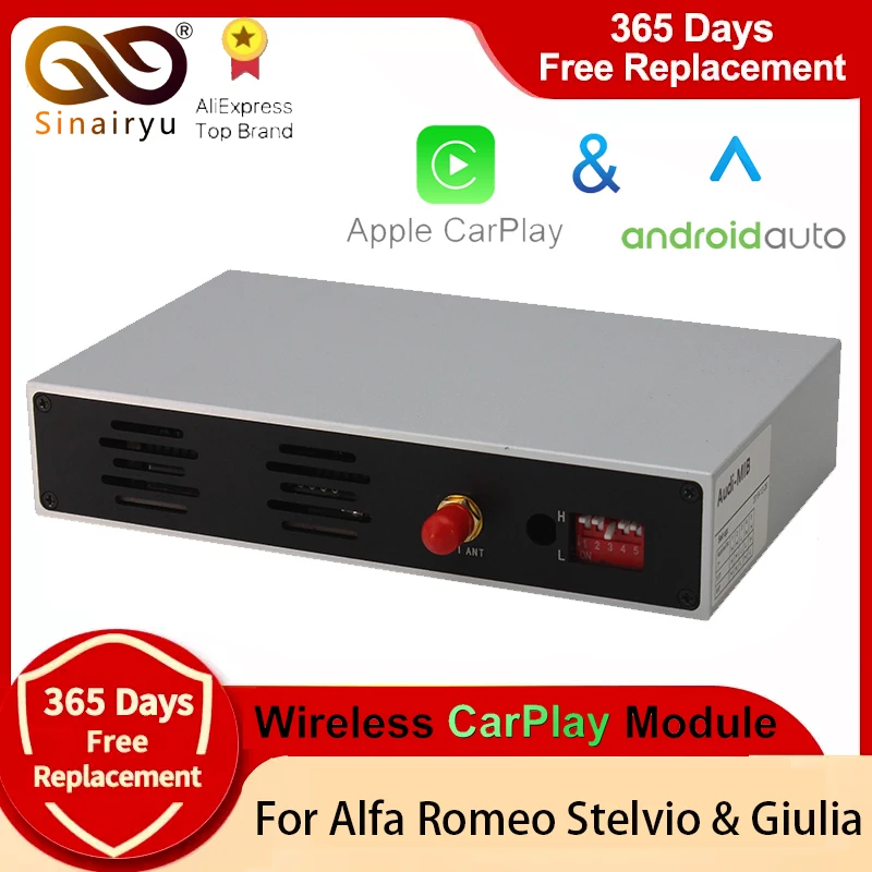

Wireless CarPlay/AndroidAuto Smart Module iSmart auto Wireless CarPlay for Alfa Romeo Stelvio & Giulia 16-19 Models