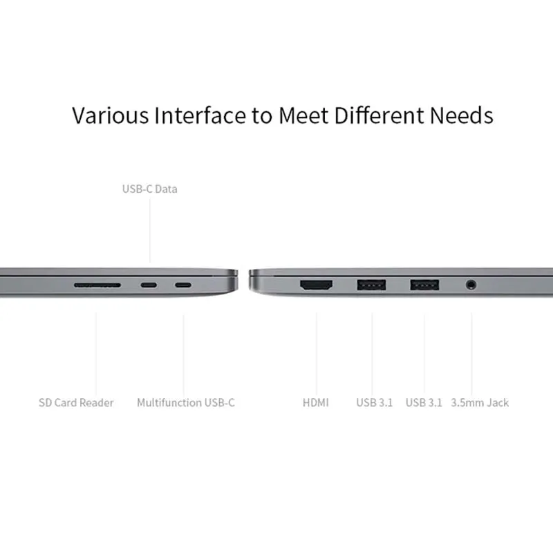 Оригинальный ноутбук Xiaomi Laptop Pro улучшенный 15 6 дюйма m2 2 ГБ GDDR5 память 16 Гб ОЗУ ТБ SSD